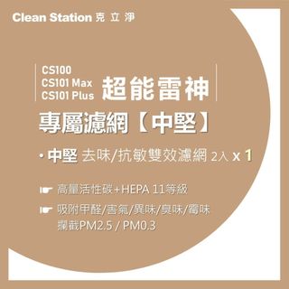 【官方賣場】超能雷神｜中堅去味/抗敏雙效濾網 1組 (x 2入)