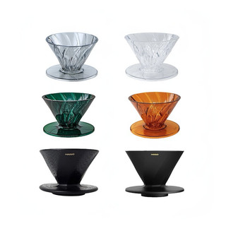 HARIO 阿爾法濾杯 V60凹肋骨 陶瓷 蛇紋 Tritan版 排水順暢 不堵塞
