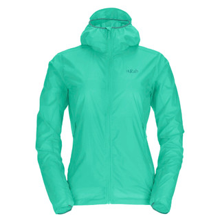 [阿爾卑斯戶外] Rab Vital Hoody 女 輕量防風防潑水 連帽外套 孔雀綠 QWS50