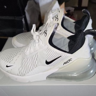 ［穿過1次］美國帶回 Nike Air Max 270 白底 慢跑鞋 US8.5