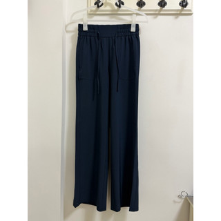 lululemon Pull-On MR Wide-Leg Pant 28”深藍色長褲 寬褲 正品