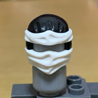 【老皮】樂高 lego 人偶配件 忍者面罩 黑 19857pb03
