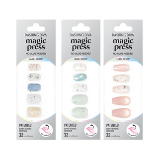 【DASHING DIVA】magic press頂級璀璨美甲片32入 立體鑽 多款任選