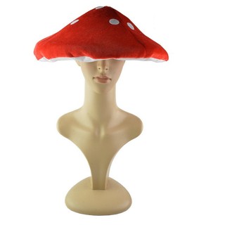 快樂商店-搞笑帽子/香菇帽子/紅色香菇帽/蘑菇帽子/紅色蘑菇帽