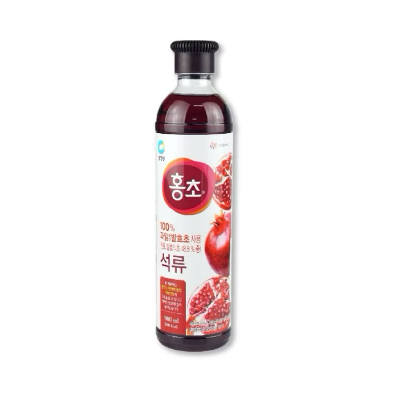 韓國清淨園 HongCho紅醋 蔓越莓 藍莓 覆盆子 萊姆醋飲900ml