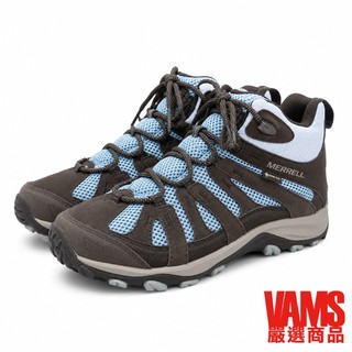 【瑕疵出清】MERRELL 零碼出清 GORE-TEX戶外高筒男款登山鞋-黑藍 US12