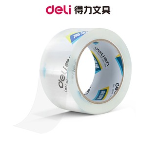 【Deli得力】大管芯OPP封箱膠帶/48x100Y/30248/單卷販售【超取上限10卷】｜紙箱封裝 包裹打包 出貨用