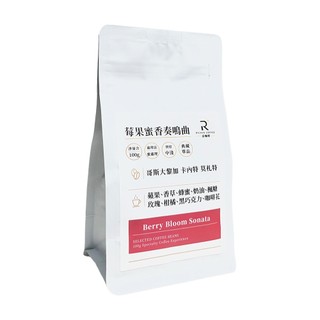 〔新品上市〕【COFFEE RICH-IN 富咖啡】莓果蜜香奏鳴曲咖啡豆 葡萄乾蜜處理 中淺焙 100g《泡泡生活》咖啡