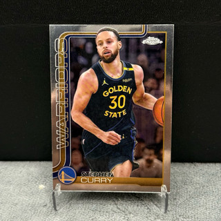 NBA球員卡 Stephen Curry 元年 Topps 2025-26 Topps Chrome 回歸第一年！