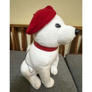 SoftBank日本軟銀日文發音帽子狗狗吊飾公仔景品30公分(可發出10句話)