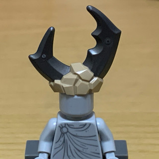 【老皮】樂高 Lego 人偶配件 頭盔 珍珠深灰巨鉗 7551pb01