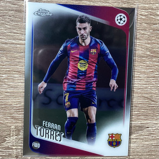 ［2026 Topps Chrome］巴塞隆納 Ferran Torres 普卡 足球卡 世界盃 西班牙