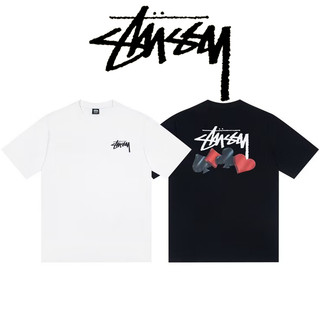 Stussy FW23 SUITS TEE 短袖 撲克花印花 T恤