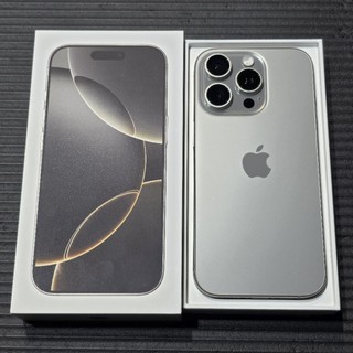 極美二手 Apple iPhone 16 Pro 128G 6.3吋 原色鈦金屬 9.999成新