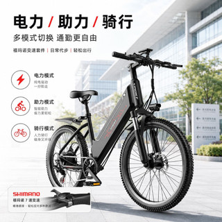 ⚡熱銷新品⚡電動登山車 750W胖輪電動車 電助力自行車 26吋電動車 通勤電助力車 越野電動自行車 代步電輔腳踏車
