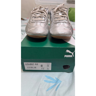 （二手）PUMA Speedcat Silver Wns 女 休閒鞋（尺寸24公分）