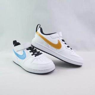 NIKE IR1529100 Court Borough Low WIN 中童 休閒鞋 白x紅橙藍綠