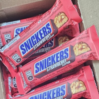 士力架SNICKERS-花生可可棒草莓口味 40g|能量棒 小零食 巧克力