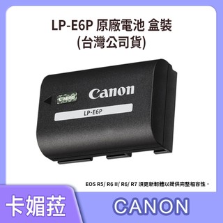 CANON 佳能 LP-E6P 原廠電池 (公司貨) R5 II / R6 II / R6 / R7
