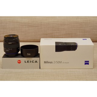 【出清極美品】蔡司 Carl Zeiss Milvus 2/50M ZE (50mm F2 微距)｜95成新 盒裝金屬罩