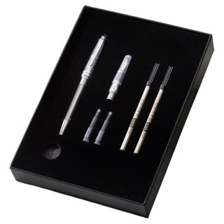 CROSS高仕 BAILEY LIGHT貝禮輕盈系列 半透明4合1書寫禮盒 鋼筆 鋼珠筆 原子筆(AT0742-17)
