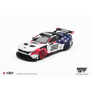 1/64 MINI GT 美國特別版 1301 Ford 野馬 Mustang GTD America 250 USA
