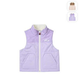【FILA】KIDS 孩童款 雙面穿背心-淺紫 1VEZ-8009-PL