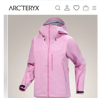 代購ARCTERYX Beta SV硬殼始祖鳥 100D 3L GORE-TEX Pro粉紅/黑 防風防水外套 登山戶外