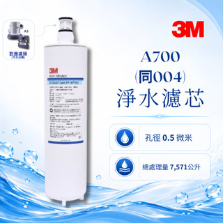 3M A700 彩盒裝除鉛濾心｜AP EASY Cyst-FF｜同S004／F004／3US-F004-5｜替換濾芯
