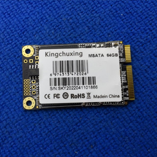 mSATA SSD 64GB SATA3 固態硬碟