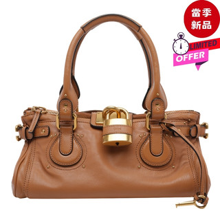 Chloe Paddington 水牛皮鎖頭包 野馬棕