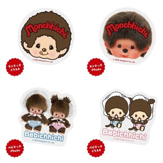 ♥小玫瑰日本精品♥Monchhichi 夢奇奇 造型貼紙 裝飾貼紙 防水貼紙~8