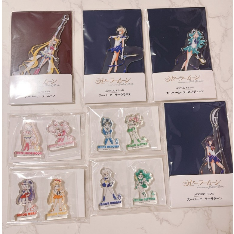 ✨日本限定✨ 美少女戰士 壓克力立牌 壓克力磚 小兔 月光仙子 水手月亮 天王星 海王星 土星 木星 火星 金星