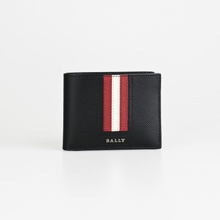 BALLY TYDAN 6卡短夾附活動式卡夾(黑)