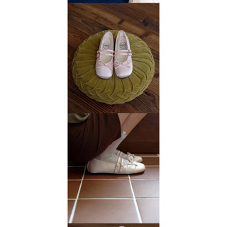 ROCKFISH SQUARE TOE TWO STRAP MARYJANES 芭蕾 緞面 瑪莉珍鞋 平底鞋 （二手）