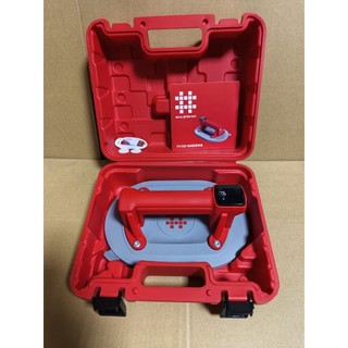 (億展工具) 現貨最熱門電動真空吸盤 新紅色 石井p618B S702淺毛面用 電動智能自動補氣 玻璃 磁磚 大理石