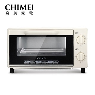 【CHIMEI 奇美】10L家用電烤箱(EV-09B1AK) 廣域無段溫控 高溫保護功能 下拉式集屑盤 食品級認証