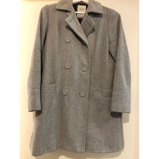 （二手服飾）E hyphen world gallery 女版大衣 F 灰色 雙排扣 傘狀 大衣