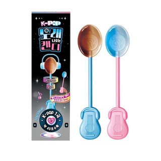 韓國K-POP 骨傳導音樂棒棒糖 可樂檸檬口味 趣味零食 12g 隨機出貨