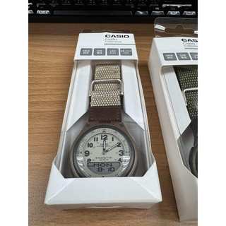 卡西歐 Casio 十年電力 雙顯示 森林人 AW-80V-5BJF
