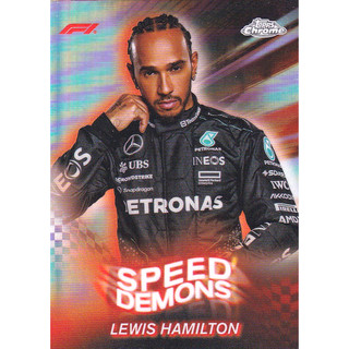 賓士 Lewis Hamilton 特卡 Speed Demons 2024 Topps Chrome F1 車手卡