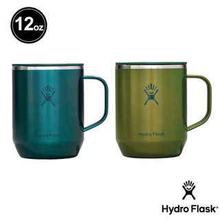 【Hydro Flask】12oz/354ml LWT 保溫 輕量 附蓋 馬克杯 群峰藍 柏樹綠
