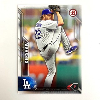 2016 Bowman Clayton Kershaw 道奇隊 科蕭 球員卡 棒球卡