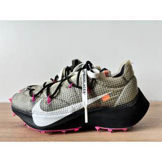 Nike x Off-White Vapor Street 透明格紋鞋面黑粉低筒球鞋