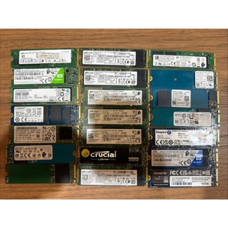 M.2 SSD 固態硬碟 128GB / 256GB / 512GB 筆電升級拆機良品 WD HP Micron Sam