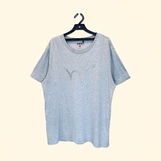 EDWIN 雪花灰色經典LOGO短袖上衣 商品號 O260905142