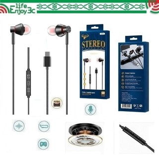 EC【Type-C 耳機】適用 Google Pixel 12 11 10 9 8 7 6 Pro 入耳式立體聲耳機