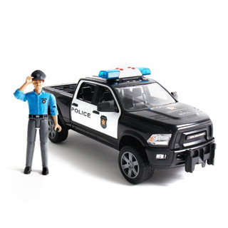 德國BRUDER 1:16聲光警察車（附人偶）