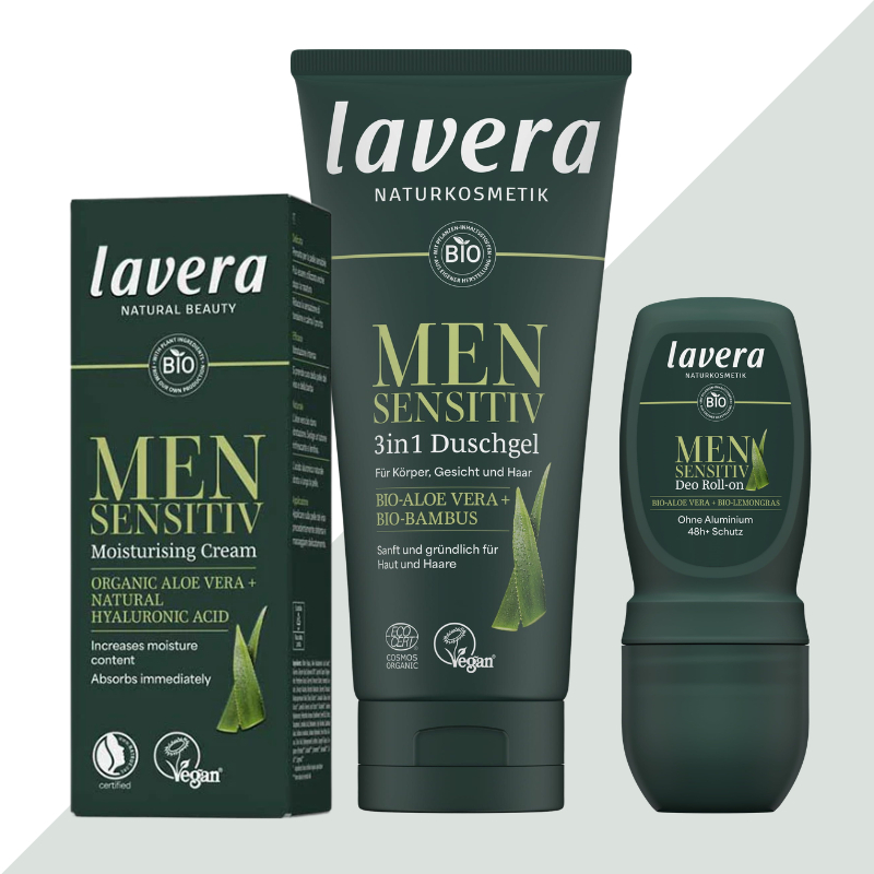 現貨💎德國 Lavera 男仕保養系列 肌膚保濕乳 3合1清潔露 體香滾珠 保養 男士保養 男士身體保養 男士臉部保養