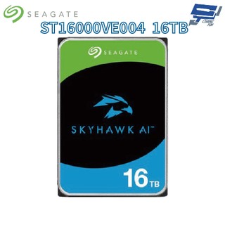 昌運監視器 Seagate 希捷 監控鷹 AI 16TB 7200轉 3.5吋監控硬碟(ST16000VE004)